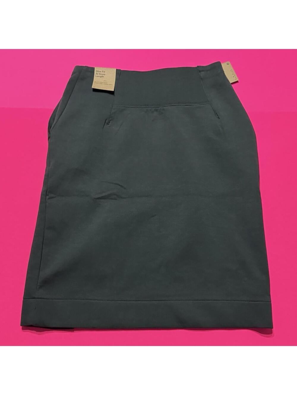 Nike Tech Pack Knit Skirt Green Gray Slim Fit IM6181-390 NEW $125 Women’s Small - Picture 4 of 10